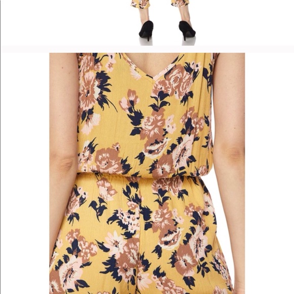 Floral Prints Spaghetti Straps Jumpsuit - Picture 4 of 5